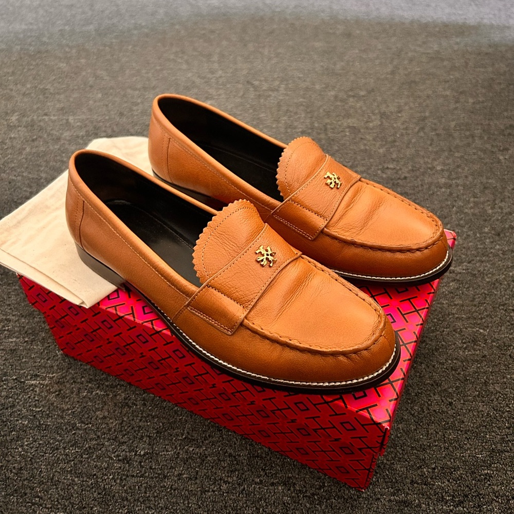Tory Burch Tan Loafers